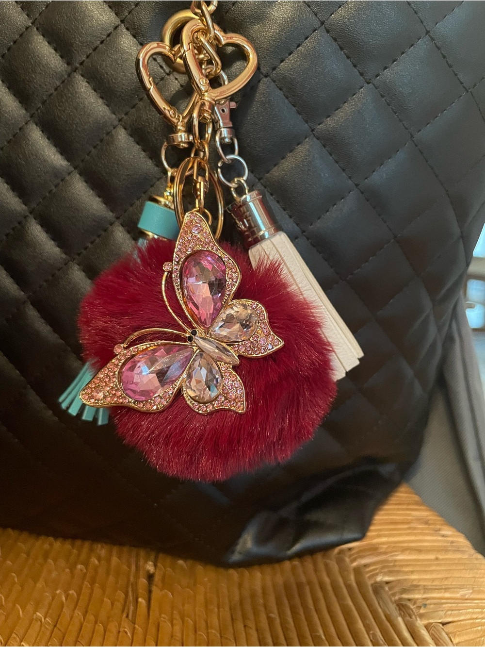 Keychain / Bag charm bundle (4 items)